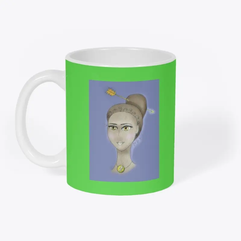 Sagittarius lady mug