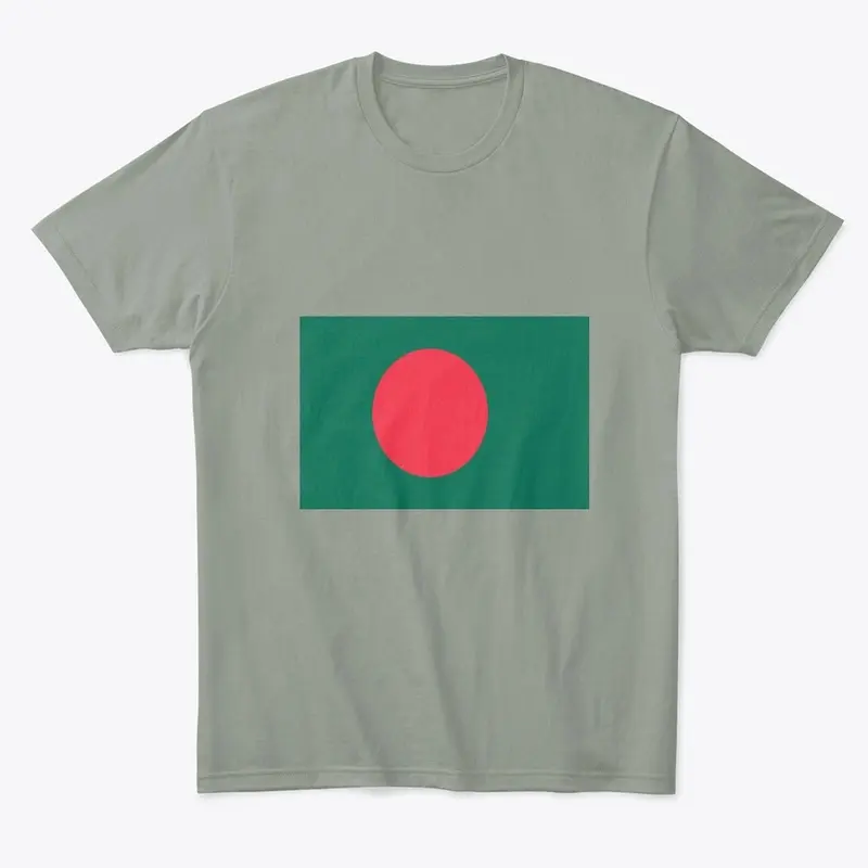 Bangladesh flag comfort tee